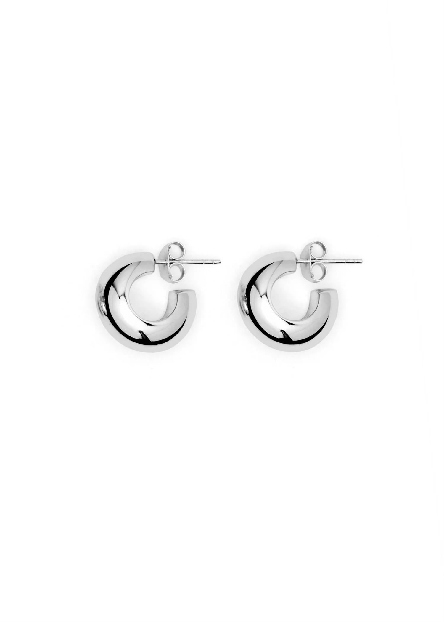 The Simone Earrings Silver Øredobber